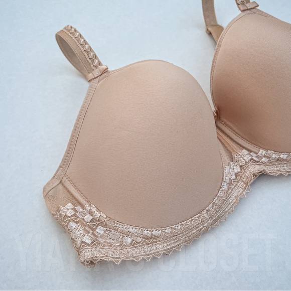 Fantasie 36D Rebecca FL2024NUE Nude Seamless Underwire Spacer Molded T-Shirt Bra - Picture 10 of 15